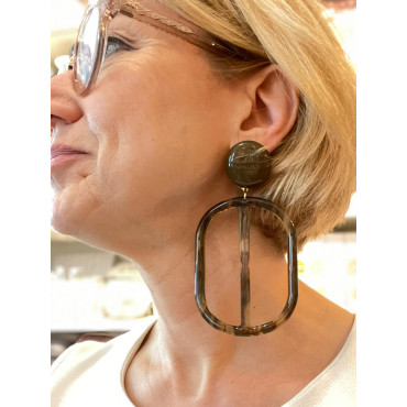 ENORA marron marbré - Francine BRAMLI Paris