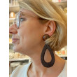 ESTELLE cuir marron  - Francine BRAMLI Paris