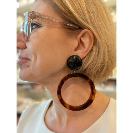 CRÉOLE écaille GM - Francine BRAMLI Paris