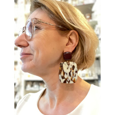 EMILIA Marron ivoire - Francine BRAMLI Paris