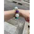 Bracelet EVAN perles nacrées & pierres - FRANCINE BRAMLI Paris
