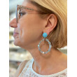 BASTILLES Bleu ciel & argent  - Francine BRAMLI Paris