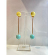 PERLINE  Jaune & bleu - Francine BRAMLI Paris