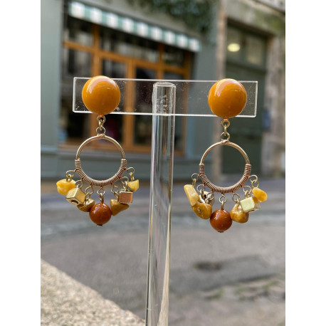 ELLORA Marron doré - Francine BRAMLI Paris