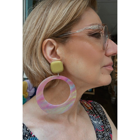CLOE Rose Marbré - Francine BRAMLI Paris