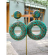 DONUT vert/turquoise - Francine BRAMLI Paris