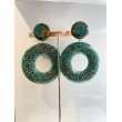 DONUT vert/turquoise - Francine BRAMLI Paris
