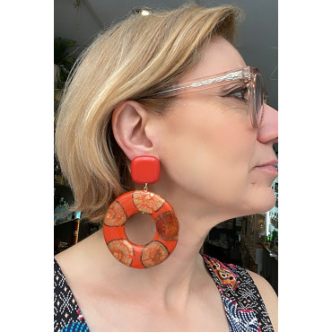DONUT orange - Francine BRAMLI Paris
