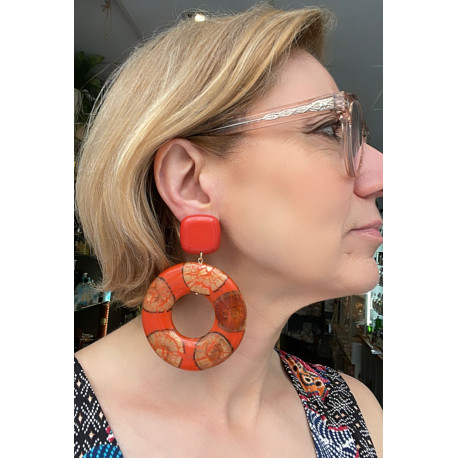 DONUT orange - Francine BRAMLI Paris