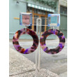CREOLES mauve - Francine BRAMLI Paris