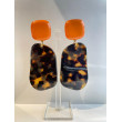 ROSALINE écaille & orange - Francine BRAMLI Paris