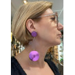FLEUR rose pailleté fuchsia - FRANCINE BRAMLI Paris