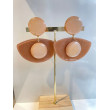 LUNA beige rosé pailleté - Francine BRAMLI Paris