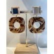 HOPE marron Cabochon miroir - Francine BRAMLI Paris