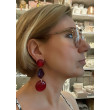 ILIANA rouge & bleu - Francine BRAMLI Paris