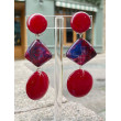 ILIANA rouge & bleu - Francine BRAMLI Paris