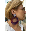 CLOE MM violet marbré - Francine BRAMLI Paris