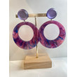 CLOE MM violet marbré - Francine BRAMLI Paris