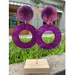 VENEZIA Violet marbré froissé - Francine BRAMLI Paris