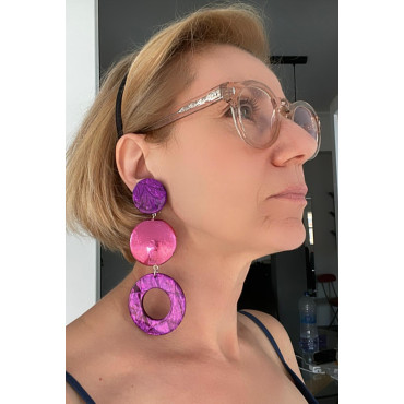 FLAVIA violet fuchsia - Francine BRAMLI Paris