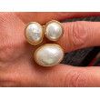 Bague MARIE doré & perle - Francine BRAMLI Paris