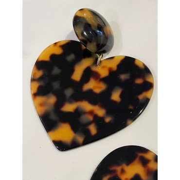COEUR écaille OP - Francine BRAMLI Paris