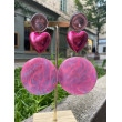 COEUR Rose Mauve - Francine BRAMLI Paris