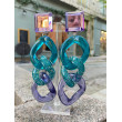 ASTRID Maillons bleu mauve - FRANCINE BRAMLI PARIS
