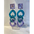 ASTRID Maillons bleu mauve - FRANCINE BRAMLI PARIS