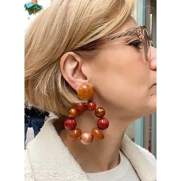BASTILLES Marron caramel - Francine BRAMLI Paris