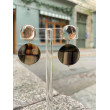 CLARA marron Cabochon miroir OP - Francine BRAMLI Paris