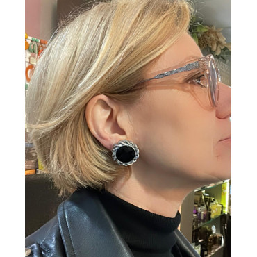 RAINBALL noir & argent - Francine BRAMLI Paris
