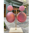 MAYLEEN feuille d'or rose - Francine BRAMLI Paris