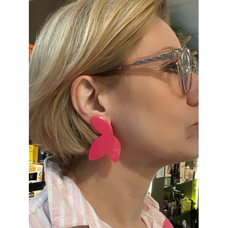 AZALÉE rose fuchsia - Francine BRAMLI Paris Bijoux