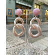 KEREN maillons roses nacrés - Francine BRAMLI Paris
