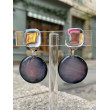 CLARA gris/noir reflets rose - Francine BRAMLI Paris