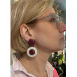 MELVINA Bordeaux blanc - Francine BRAMLI Paris