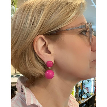MAILA perle Fuchsia - Francine BRAMLI Paris