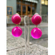 MAILA perle Fuchsia translucide - Francine BRAMLI Paris