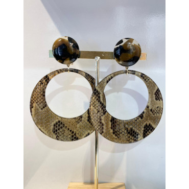 CLOE imprimé serpent  - Francine BRAMLI Paris