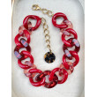 FREDDY Maillons rouges - FRANCINE BRAMLI Paris collier