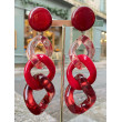 KARINA Maillons rouge/rose - Francine BRAMLI Paris