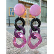 KEREN Maillons noir, prune, rose - Francine BRAMLI Paris