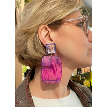 AUBEPINE Violet/rose - Francine BRAMLI Paris