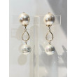 THEONIE 59 perle majorica nacrée & cristal - Francine BRAMLI Paris