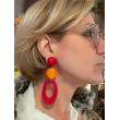 NAOMIE rouge & orange - Francine BRAMLI Paris