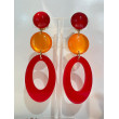 NAOMIE rouge & orange - Francine BRAMLI Paris