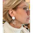 VENUS XS blanc & transparent - Francine BRAMLI Paris