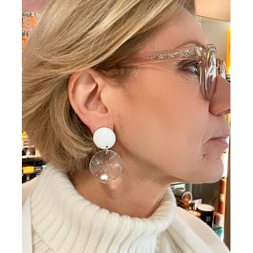 VENUS XS blanc & transparent - Francine BRAMLI Paris