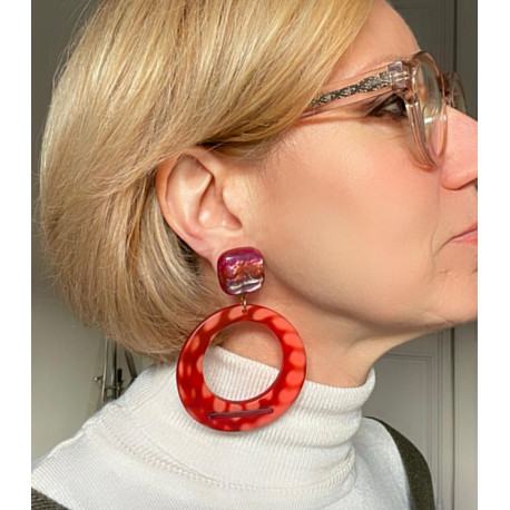 HOYA Marron Orange - Francine BRAMLI Paris
